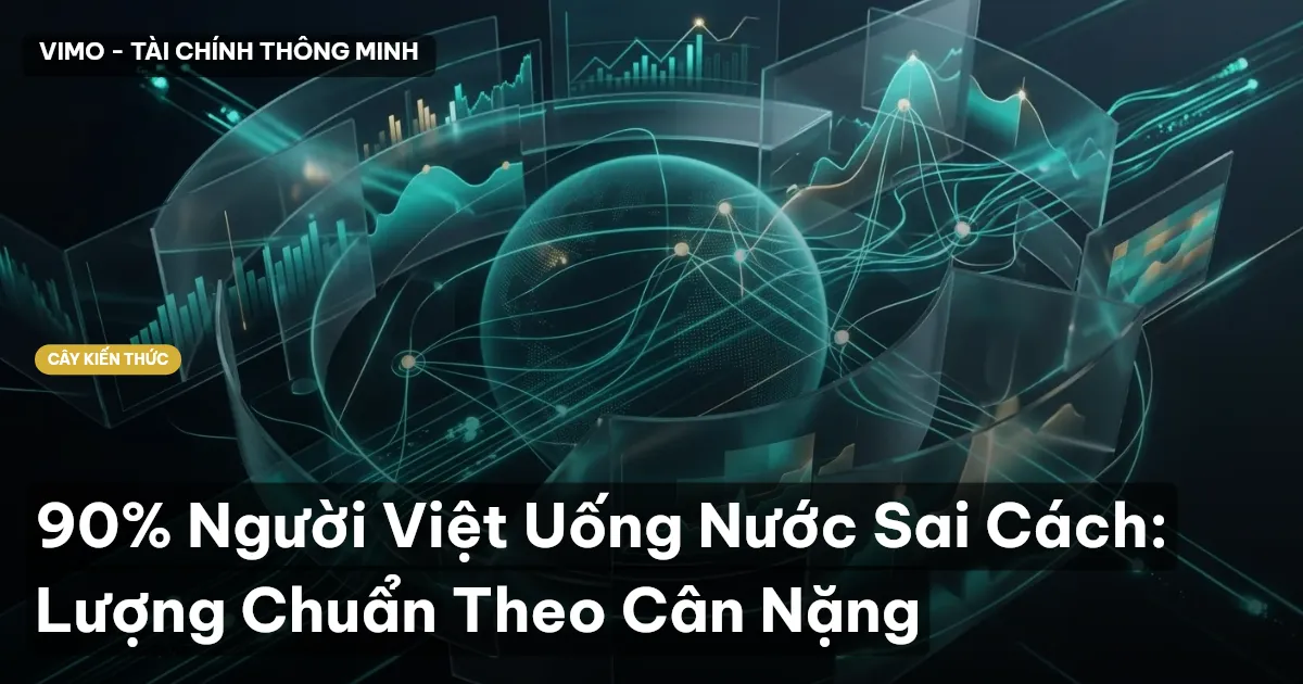 90% Người Việt Uống Nước Sai Cách: Lượng Chuẩn Theo Cân Nặng