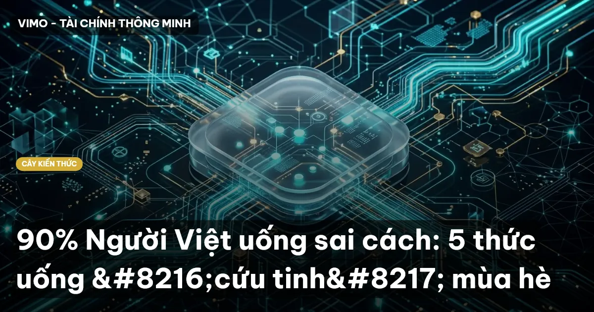 90% Người Việt uống sai cách: 5 thức uống ‘cứu tinh’ mùa hè