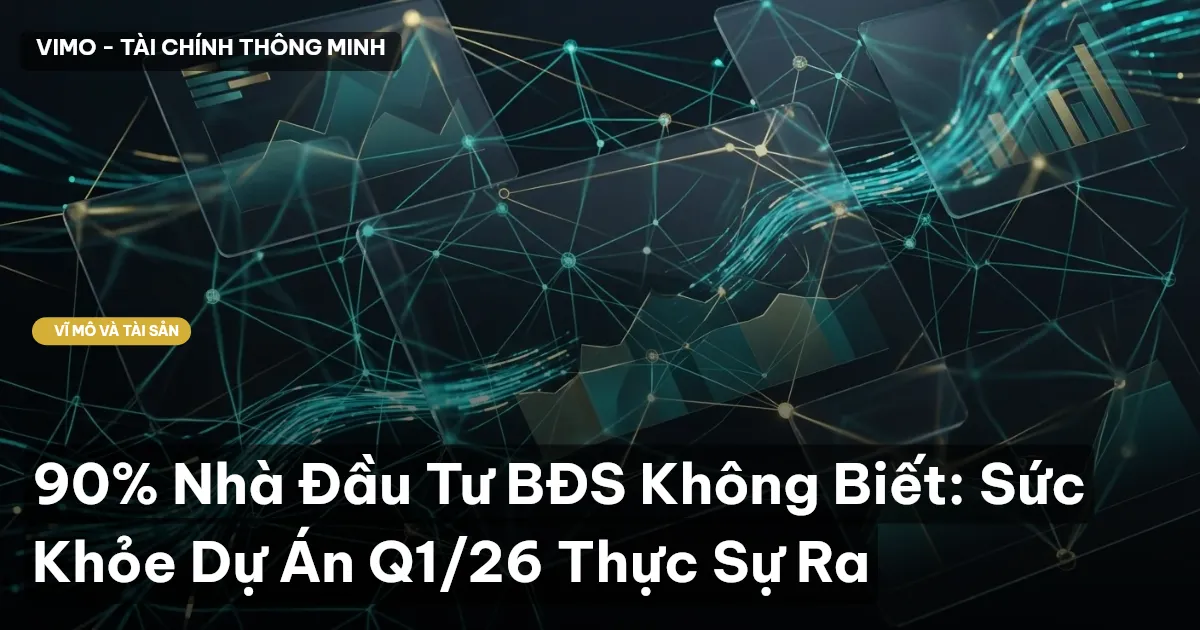 90% Nhà Đầu Tư BĐS Không Biết: Sức Khỏe Dự Án Q1/26 Thực Sự Ra