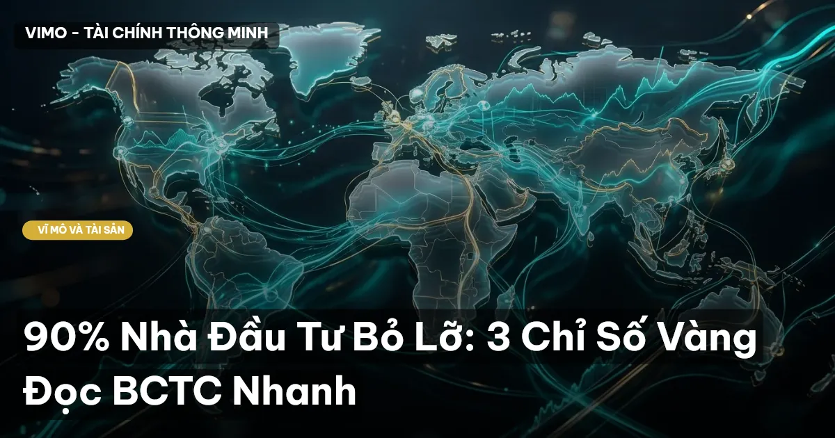 90% Nhà Đầu Tư Bỏ Lỡ: 3 Chỉ Số Vàng Đọc BCTC Nhanh