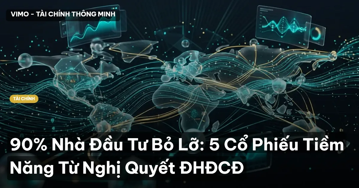 90% Nhà Đầu Tư Bỏ Lỡ: 5 Cổ Phiếu Tiềm Năng Từ Nghị Quyết ĐHĐCĐ