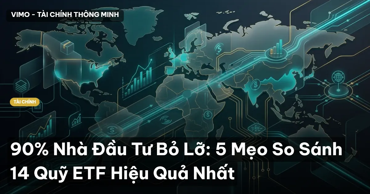 90% Nhà Đầu Tư Bỏ Lỡ: 5 Mẹo So Sánh 14 Quỹ ETF Hiệu Quả Nhất
