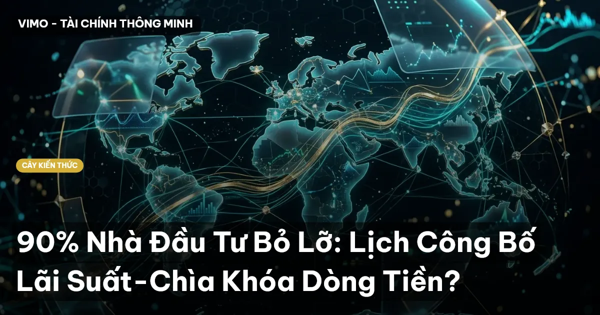 90% Nhà Đầu Tư Bỏ Lỡ: Lịch Công Bố Lãi Suất-Chìa Khóa Dòng Tiền?