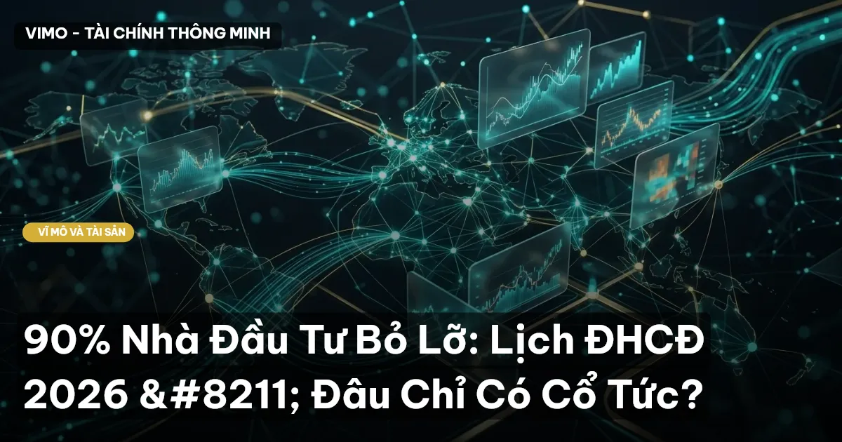 90% Nhà Đầu Tư Bỏ Lỡ: Lịch ĐHCĐ 2026 – Đâu Chỉ Có Cổ Tức?