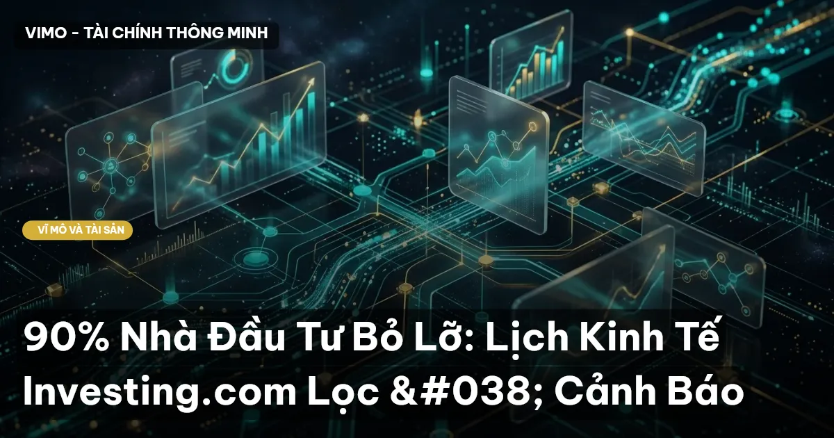 90% Nhà Đầu Tư Bỏ Lỡ: Lịch Kinh Tế Investing.com Lọc & Cảnh Báo