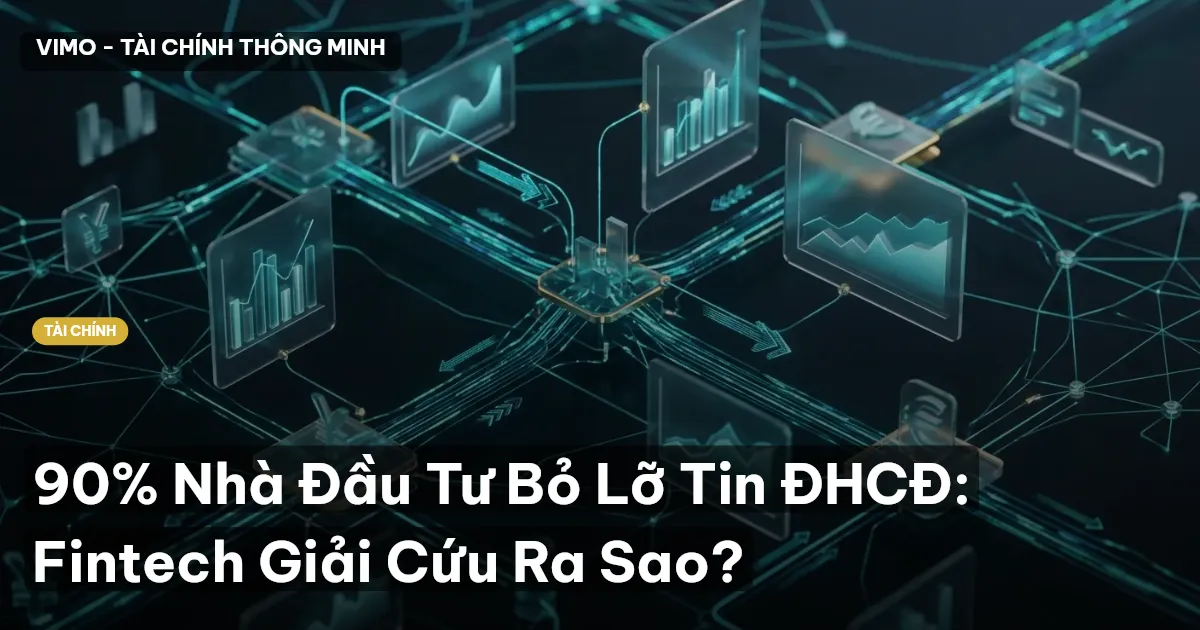 90% Nhà Đầu Tư Bỏ Lỡ Tin ĐHCĐ: Fintech Giải Cứu Ra Sao?