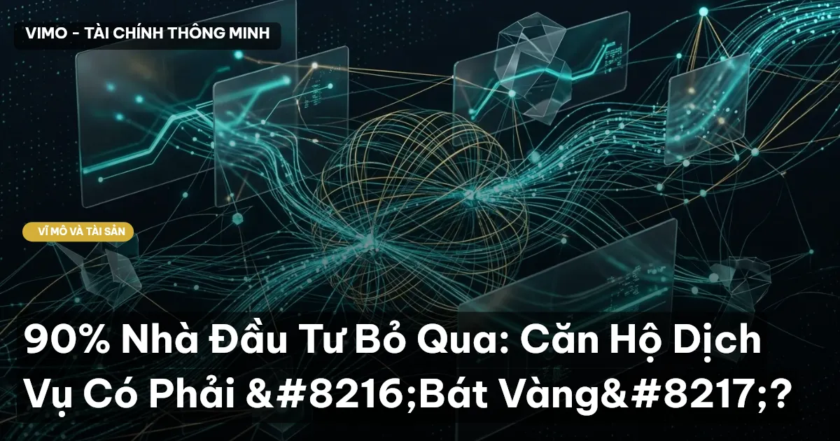 90% Nhà Đầu Tư Bỏ Qua: Căn Hộ Dịch Vụ Có Phải ‘Bát Vàng’?