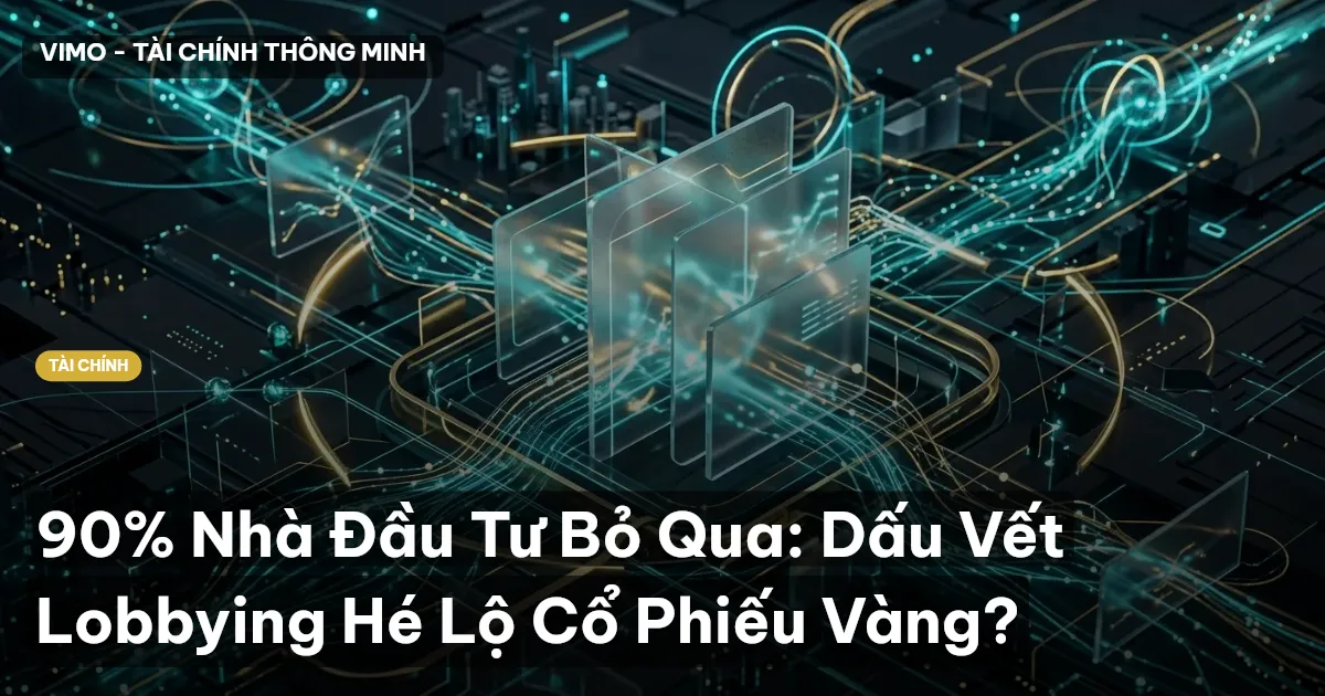 90% Nhà Đầu Tư Bỏ Qua: Dấu Vết Lobbying Hé Lộ Cổ Phiếu Vàng?