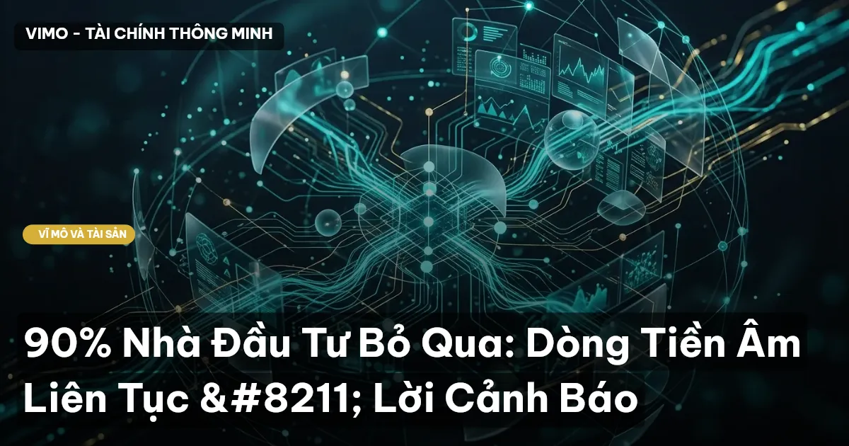 90% Nhà Đầu Tư Bỏ Qua: Dòng Tiền Âm Liên Tục – Lời Cảnh Báo