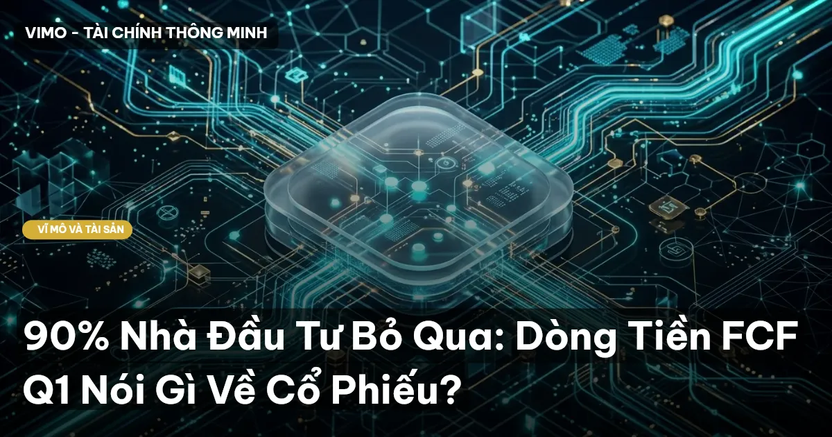 90% Nhà Đầu Tư Bỏ Qua: Dòng Tiền FCF Q1 Nói Gì Về Cổ Phiếu?