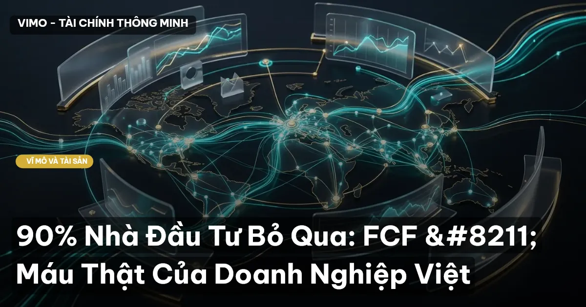 90% Nhà Đầu Tư Bỏ Qua: FCF – Máu Thật Của Doanh Nghiệp Việt
