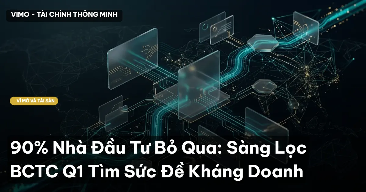 90% Nhà Đầu Tư Bỏ Qua: Sàng Lọc BCTC Q1 Tìm Sức Đề Kháng Doanh