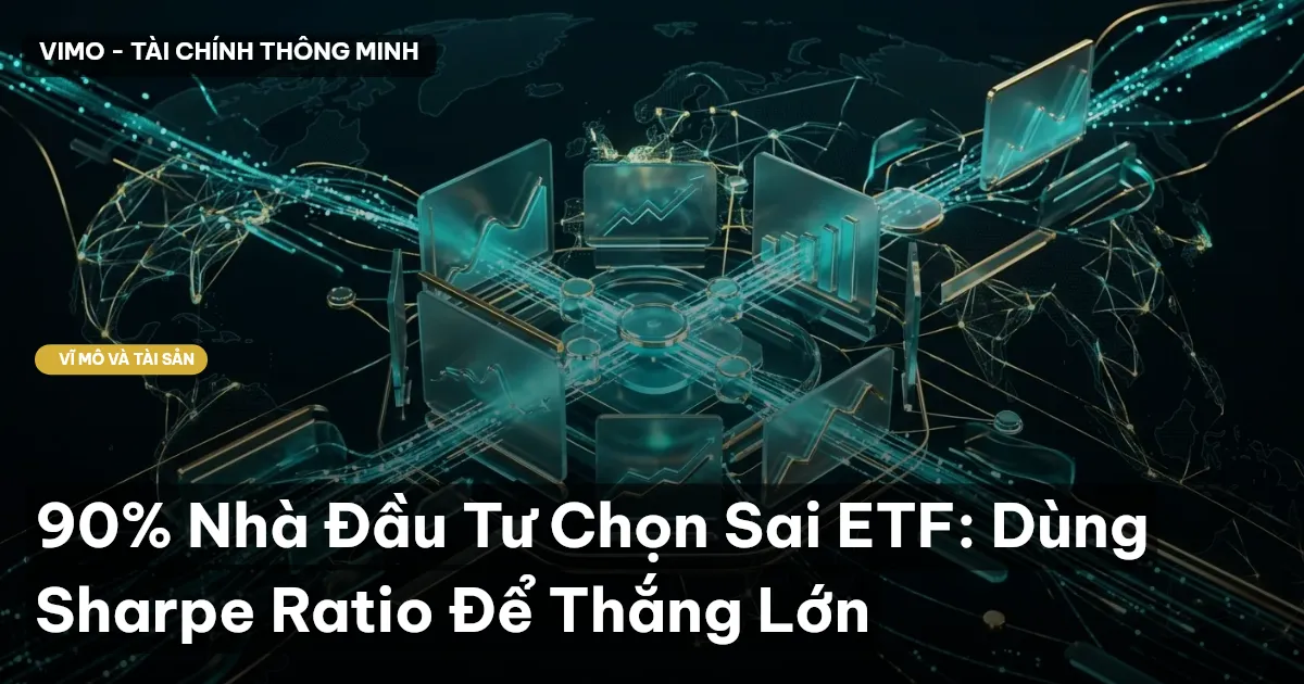 90% Nhà Đầu Tư Chọn Sai ETF: Dùng Sharpe Ratio Để Thắng Lớn