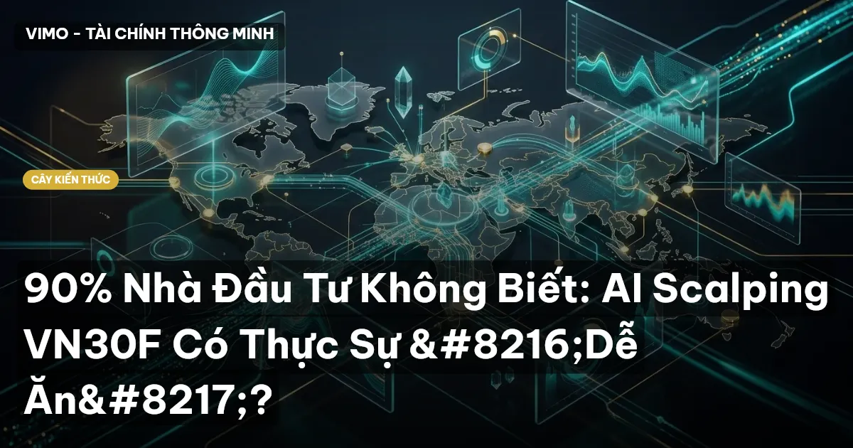 90% Nhà Đầu Tư Không Biết: AI Scalping VN30F Có Thực Sự ‘Dễ Ăn’?