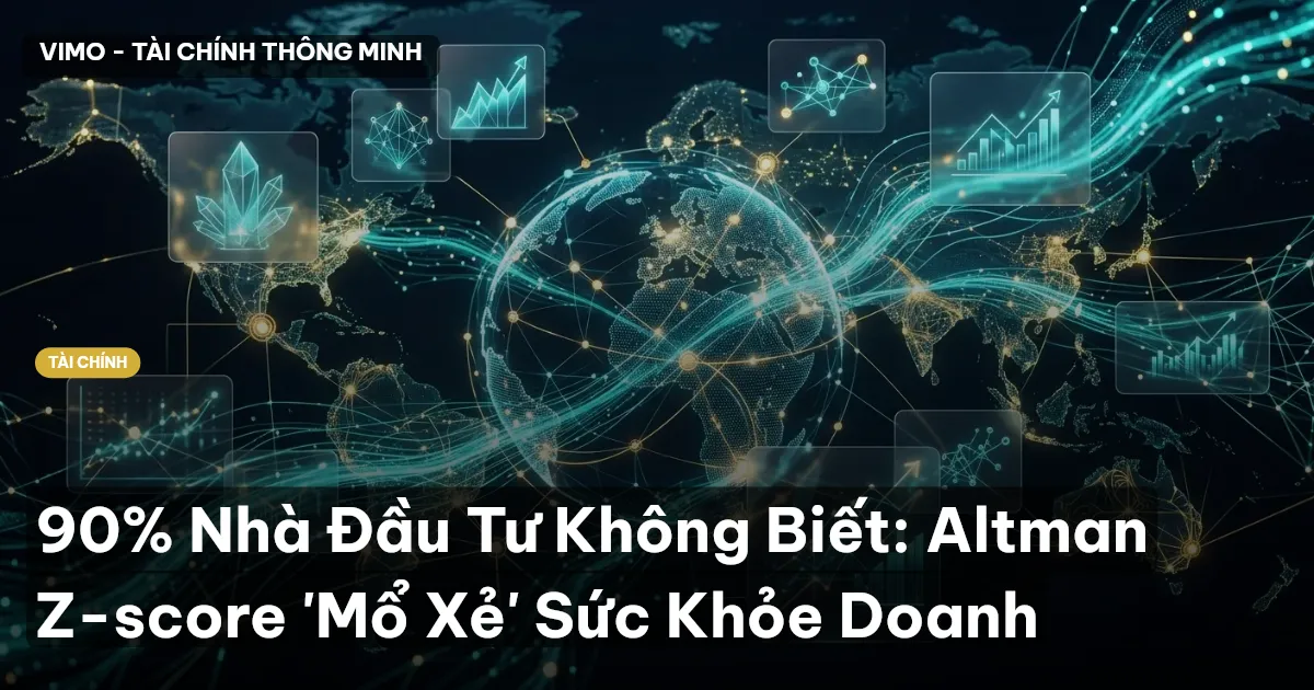 90% Nhà Đầu Tư Không Biết: Altman Z-score 'Mổ Xẻ' Sức Khỏe Doanh