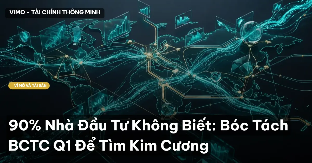 90% Nhà Đầu Tư Không Biết: Bóc Tách BCTC Q1 Để Tìm Kim Cương