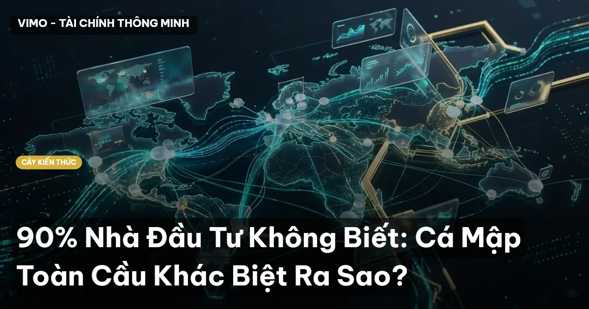 90% Nhà Đầu Tư Không Biết: Cá Mập Toàn Cầu Khác Biệt Ra Sao?