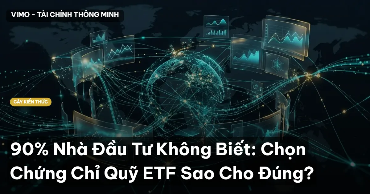 90% Nhà Đầu Tư Không Biết: Chọn Chứng Chỉ Quỹ ETF Sao Cho Đúng?