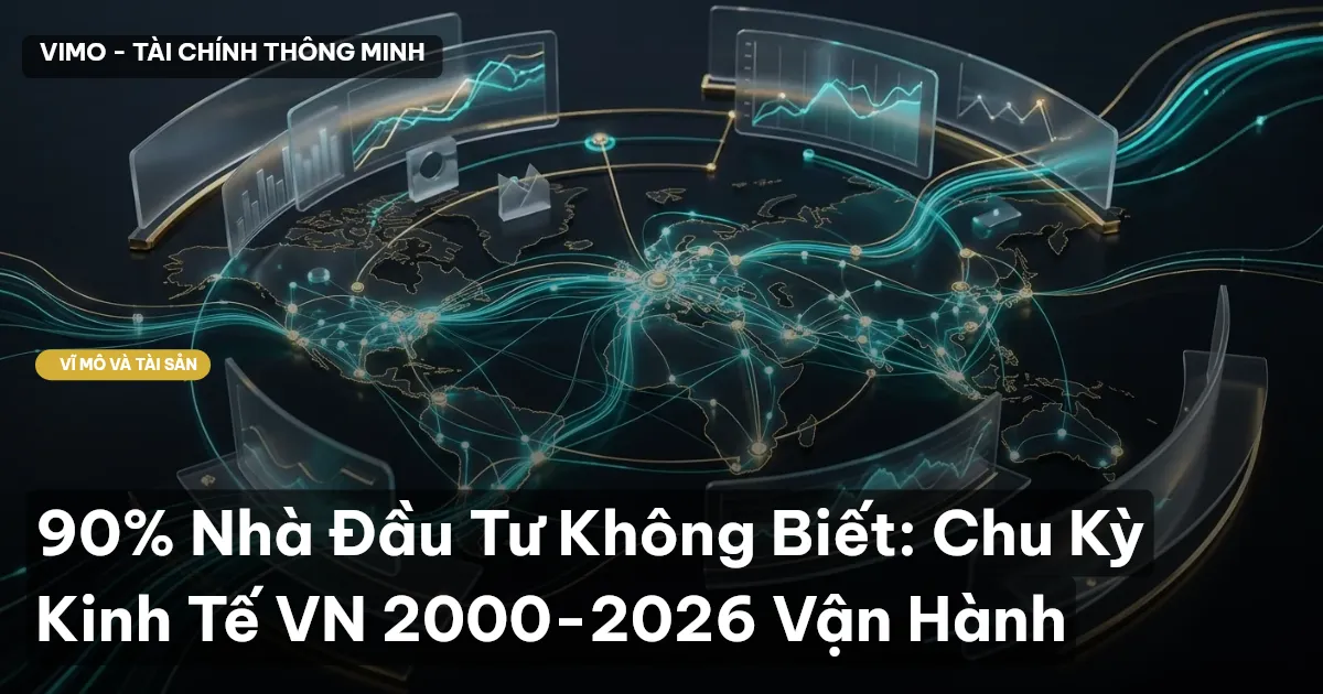 90% Nhà Đầu Tư Không Biết: Chu Kỳ Kinh Tế VN 2000-2026 Vận Hành