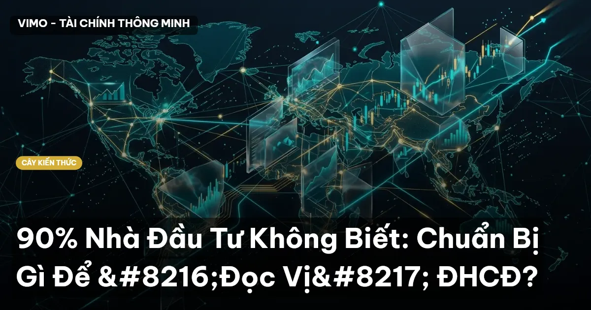 90% Nhà Đầu Tư Không Biết: Chuẩn Bị Gì Để ‘Đọc Vị’ ĐHCĐ?