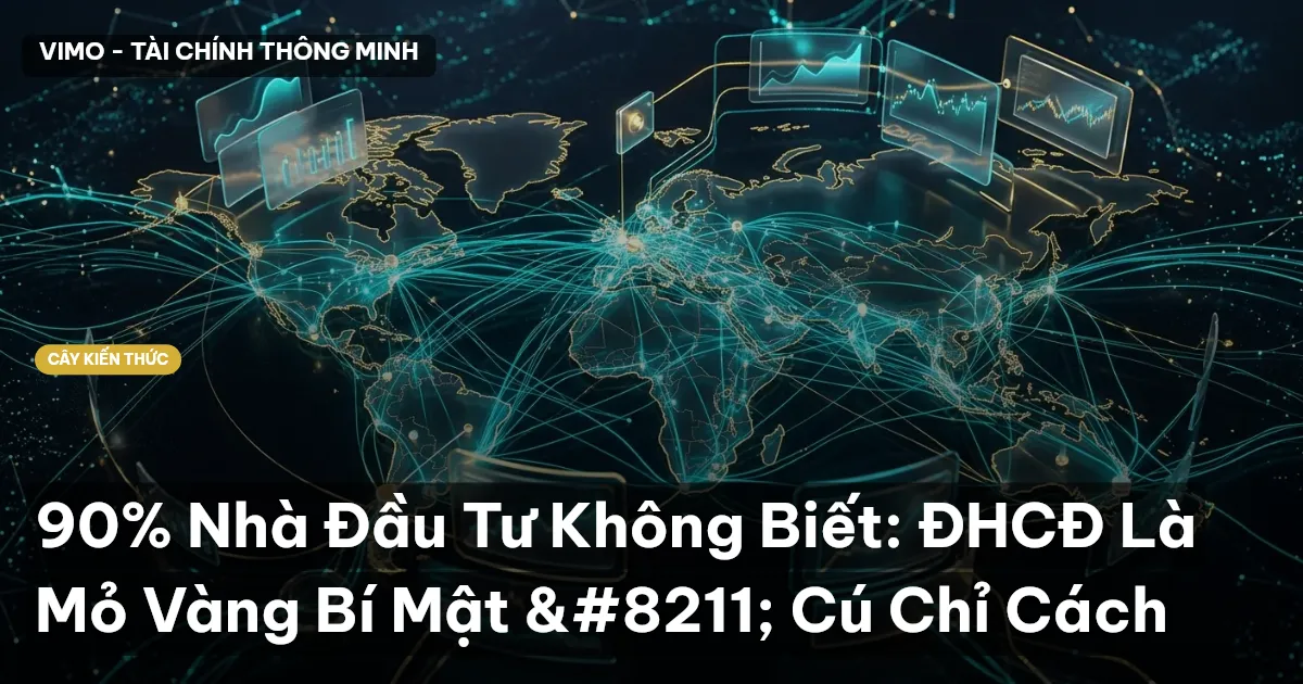 90% Nhà Đầu Tư Không Biết: ĐHCĐ Là Mỏ Vàng Bí Mật – Cú Chỉ Cách