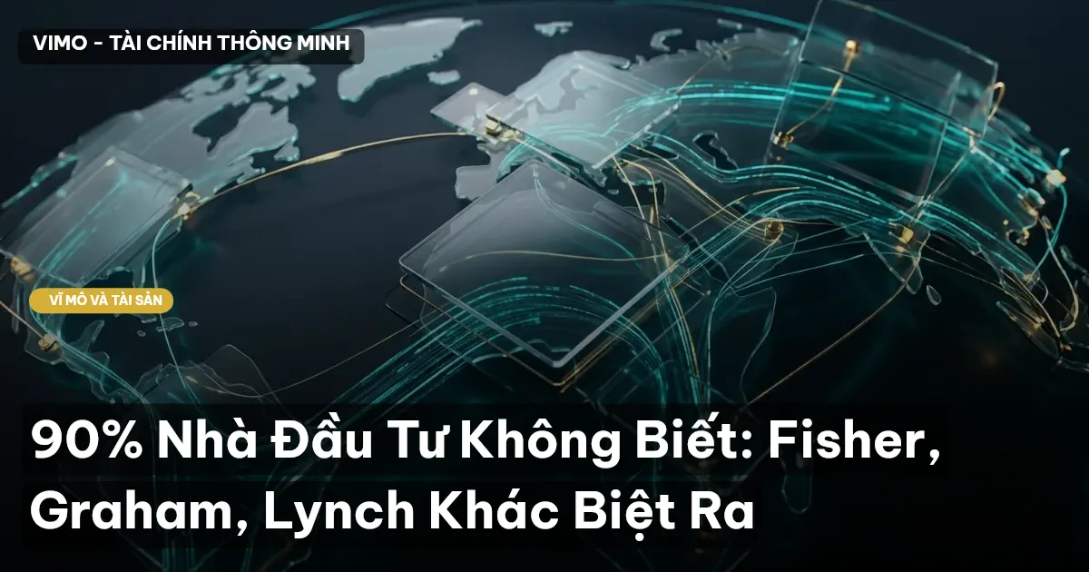 90% Nhà Đầu Tư Không Biết: Fisher, Graham, Lynch Khác Biệt Ra