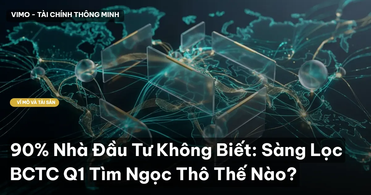 90% Nhà Đầu Tư Không Biết: Sàng Lọc BCTC Q1 Tìm Ngọc Thô Thế Nào?