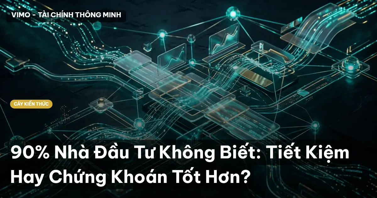90% Nhà Đầu Tư Không Biết: Tiết Kiệm Hay Chứng Khoán Tốt Hơn?