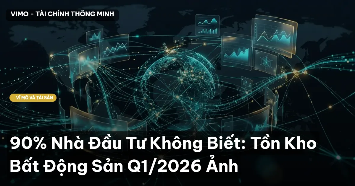 90% Nhà Đầu Tư Không Biết: Tồn Kho Bất Động Sản Q1/2026 Ảnh