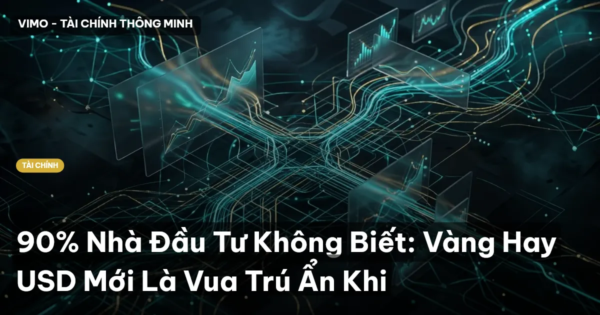 90% Nhà Đầu Tư Không Biết: Vàng Hay USD Mới Là Vua Trú Ẩn Khi