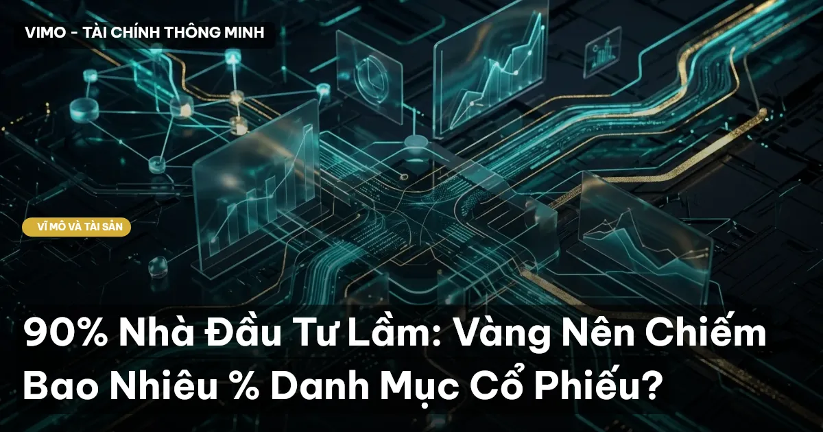 90% Nhà Đầu Tư Lầm: Vàng Nên Chiếm Bao Nhiêu % Danh Mục Cổ Phiếu?