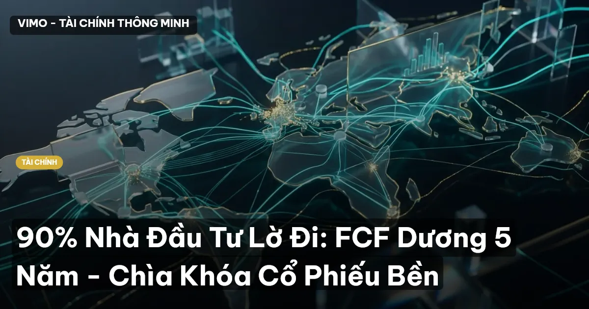 90% Nhà Đầu Tư Lờ Đi: FCF Dương 5 Năm - Chìa Khóa Cổ Phiếu Bền