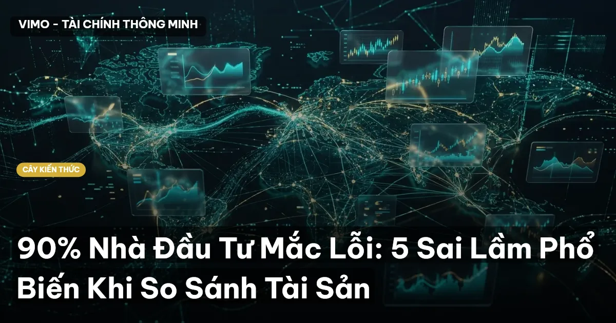 90% Nhà Đầu Tư Mắc Lỗi: 5 Sai Lầm Phổ Biến Khi So Sánh Tài Sản