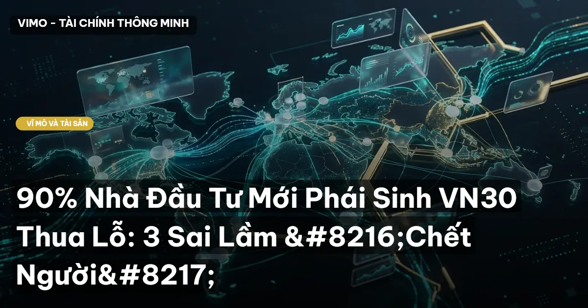 90% Nhà Đầu Tư Mới Phái Sinh VN30 Thua Lỗ: 3 Sai Lầm ‘Chết Người’