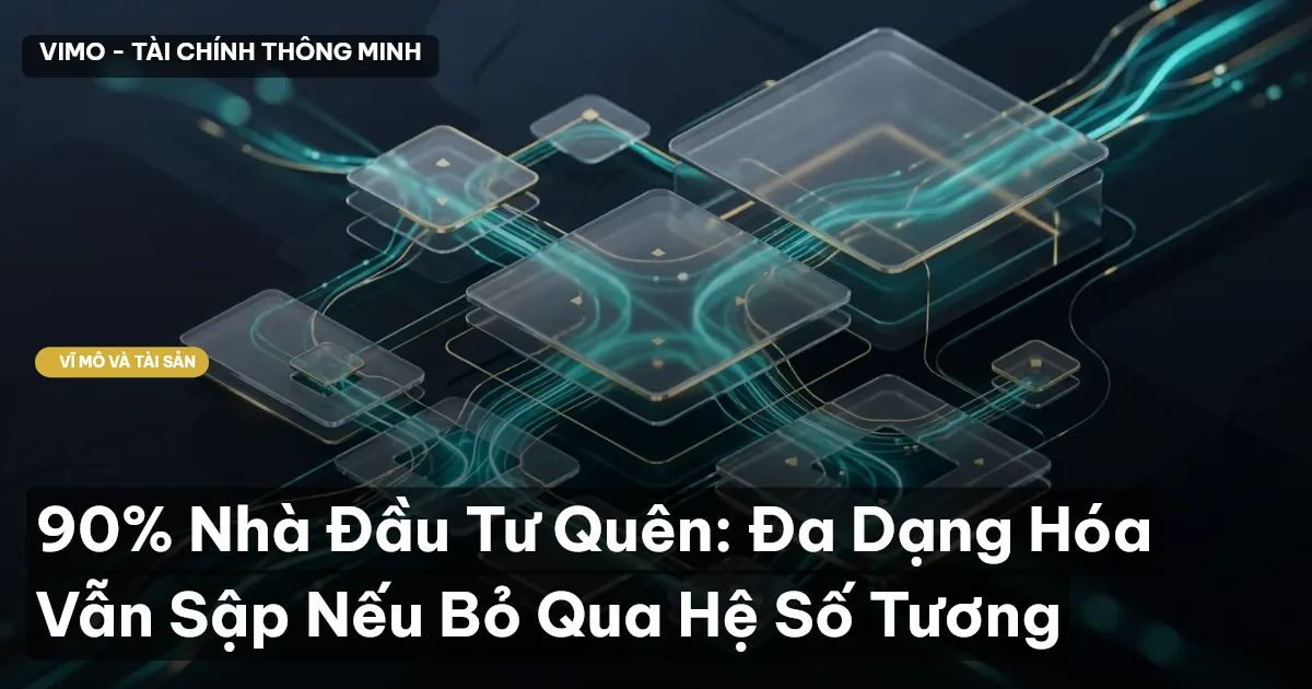 90% Nhà Đầu Tư Quên: Đa Dạng Hóa Vẫn Sập Nếu Bỏ Qua Hệ Số Tương