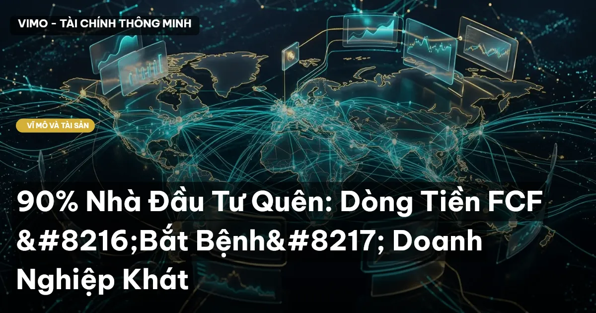 90% Nhà Đầu Tư Quên: Dòng Tiền FCF ‘Bắt Bệnh’ Doanh Nghiệp Khát