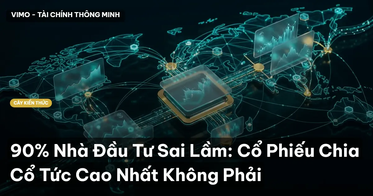 90% Nhà Đầu Tư Sai Lầm: Cổ Phiếu Chia Cổ Tức Cao Nhất Không Phải