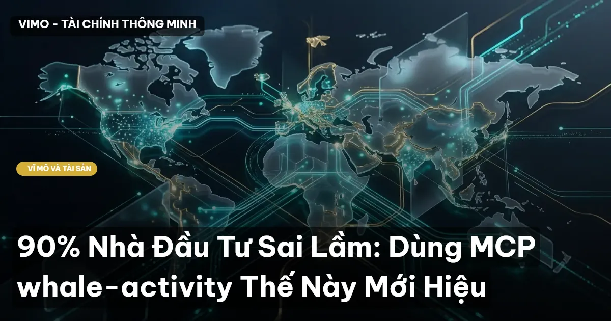 90% Nhà Đầu Tư Sai Lầm: Dùng MCP whale-activity Thế Này Mới Hiệu
