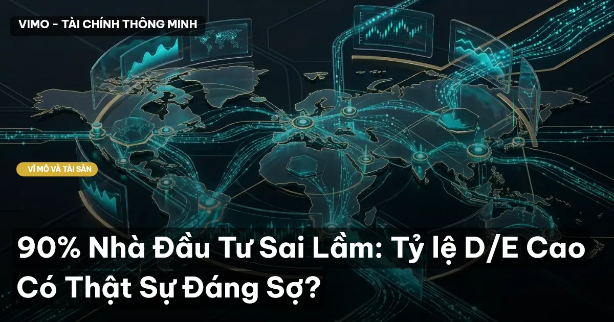 90% Nhà Đầu Tư Sai Lầm: Tỷ lệ D/E Cao Có Thật Sự Đáng Sợ?