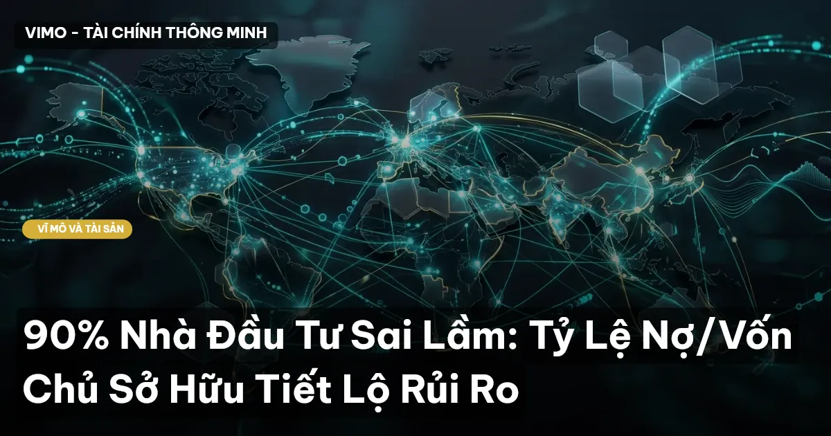 90% Nhà Đầu Tư Sai Lầm: Tỷ Lệ Nợ/Vốn Chủ Sở Hữu Tiết Lộ Rủi Ro