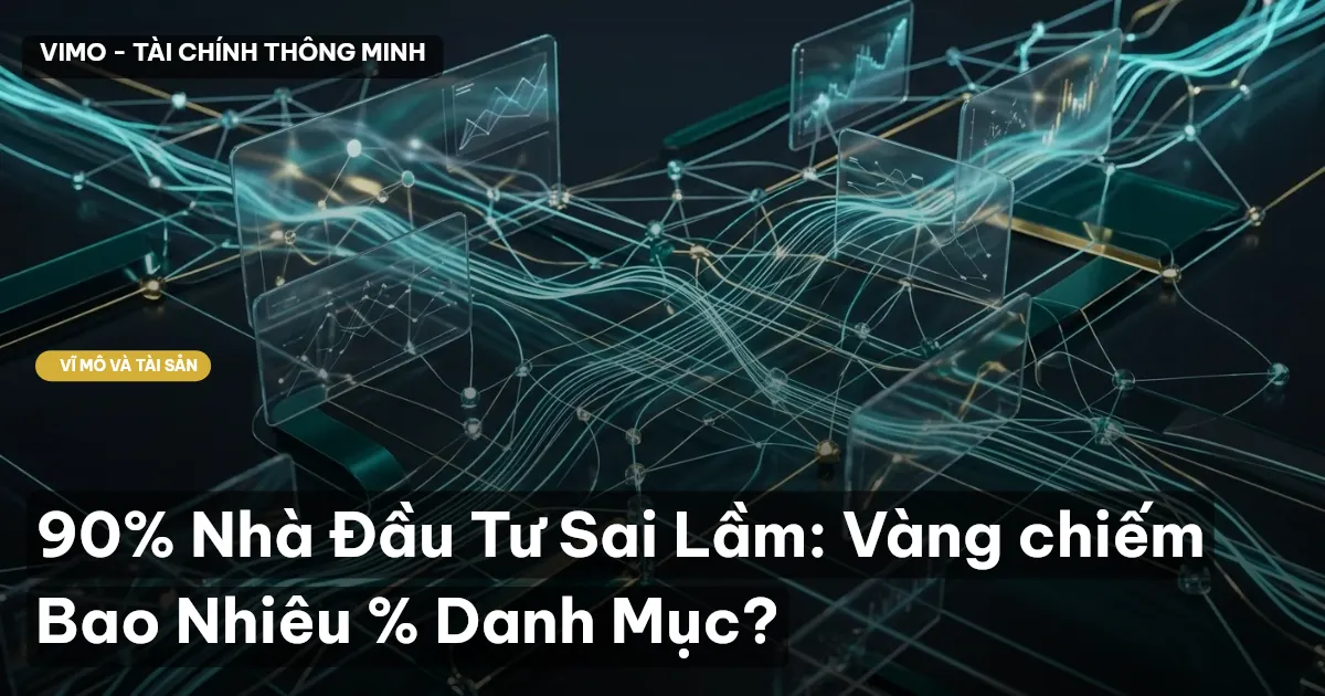 90% Nhà Đầu Tư Sai Lầm: Vàng chiếm Bao Nhiêu % Danh Mục?