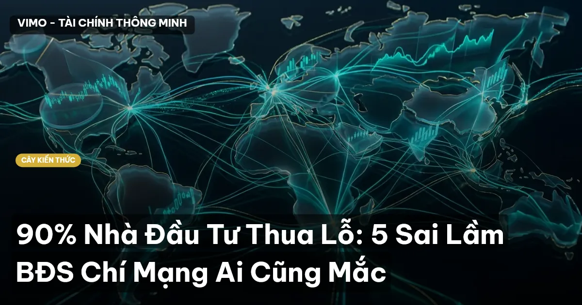 90% Nhà Đầu Tư Thua Lỗ: 5 Sai Lầm BĐS Chí Mạng Ai Cũng Mắc