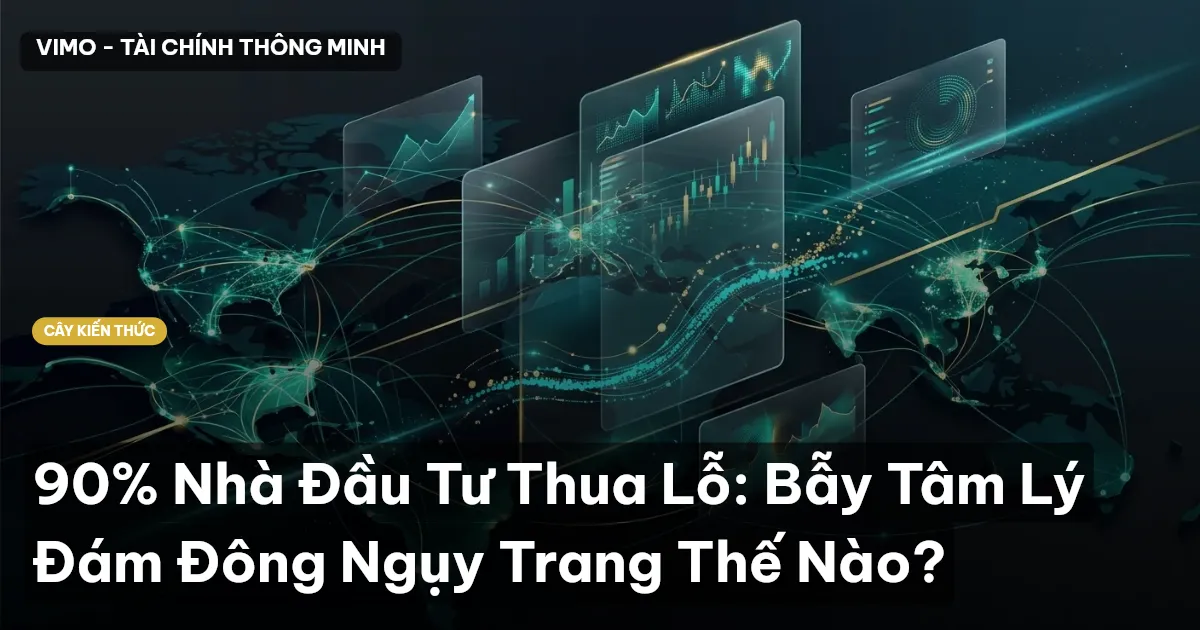 90% Nhà Đầu Tư Thua Lỗ: Bẫy Tâm Lý Đám Đông Ngụy Trang Thế Nào?