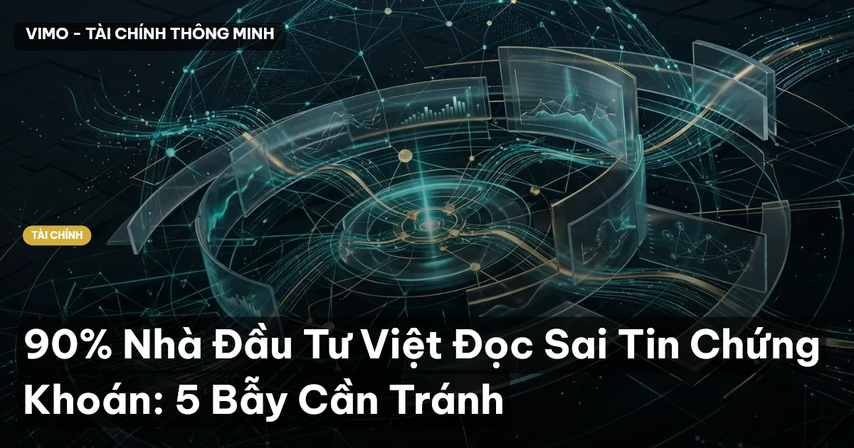 90% Nhà Đầu Tư Việt Đọc Sai Tin Chứng Khoán: 5 Bẫy Cần Tránh