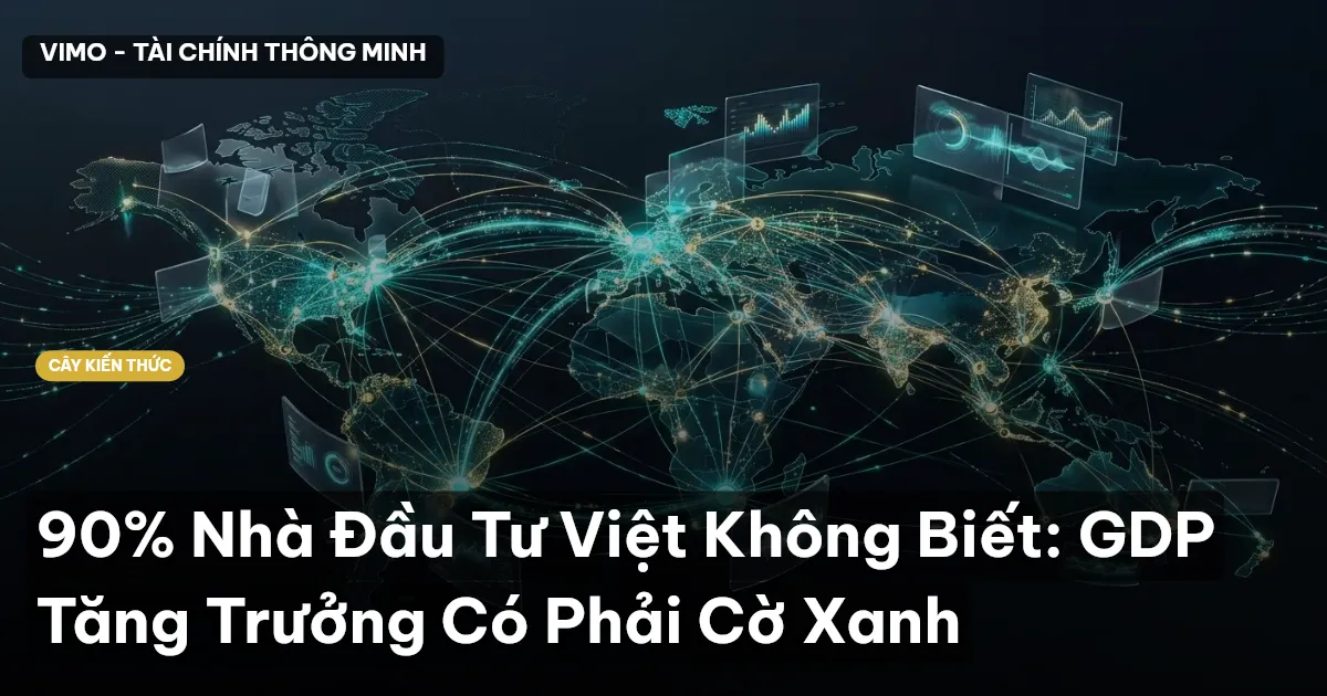 90% Nhà Đầu Tư Việt Không Biết: GDP Tăng Trưởng Có Phải Cờ Xanh
