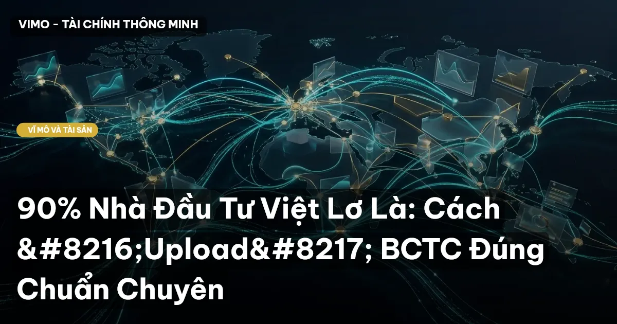 90% Nhà Đầu Tư Việt Lơ Là: Cách ‘Upload’ BCTC Đúng Chuẩn Chuyên