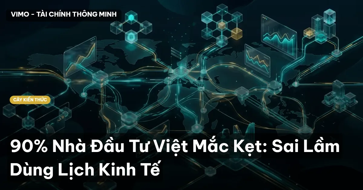 90% Nhà Đầu Tư Việt Mắc Kẹt: Sai Lầm Dùng Lịch Kinh Tế