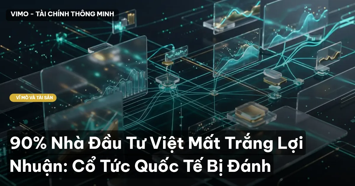 90% Nhà Đầu Tư Việt Mất Trắng Lợi Nhuận: Cổ Tức Quốc Tế Bị Đánh