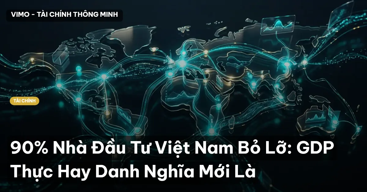 90% Nhà Đầu Tư Việt Nam Bỏ Lỡ: GDP Thực Hay Danh Nghĩa Mới Là