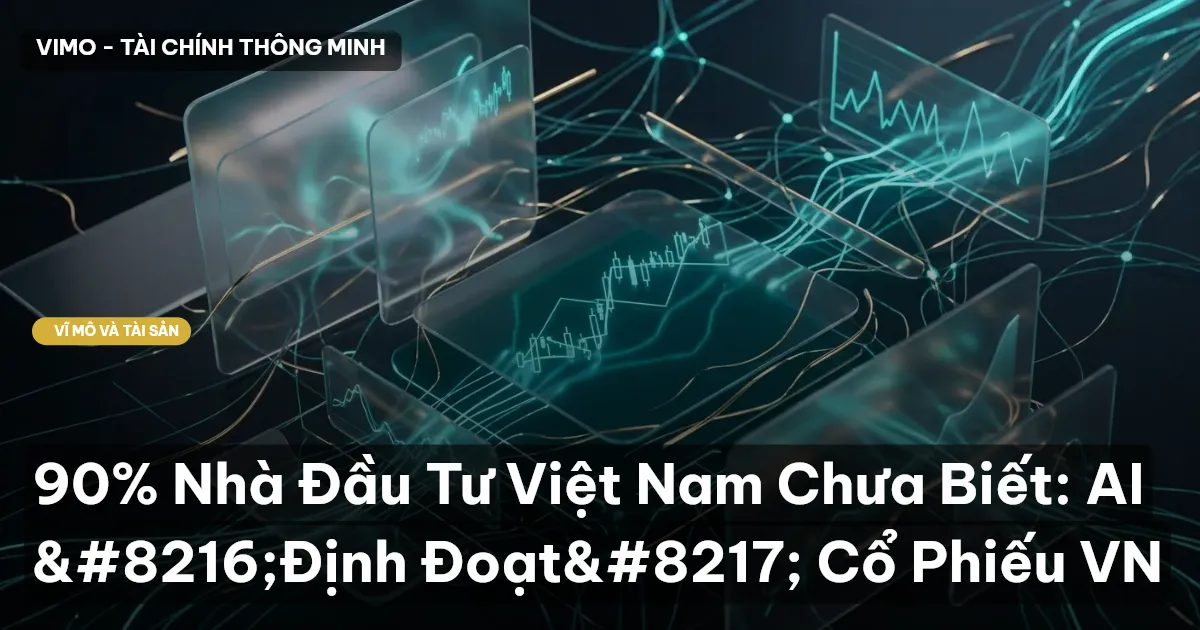 90% Nhà Đầu Tư Việt Nam Chưa Biết: AI ‘Định Đoạt’ Cổ Phiếu VN